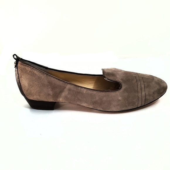 Vince Camuto Nova Suede Taupe Loafer - Picture 1 of 6